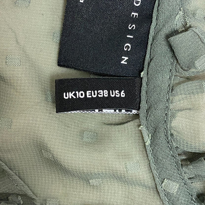 Asos Design Forest Green polyester Women's Dress US size 6