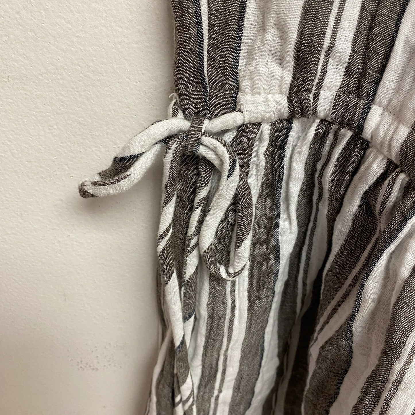 Calia Women Split NK HLTR Mini Coverup Verigated Stripe Stylish WSA23911NS