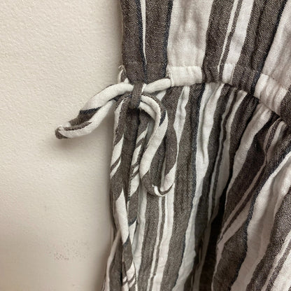 Calia Women Split NK HLTR Mini Coverup Verigated Stripe Stylish WSA23911NS