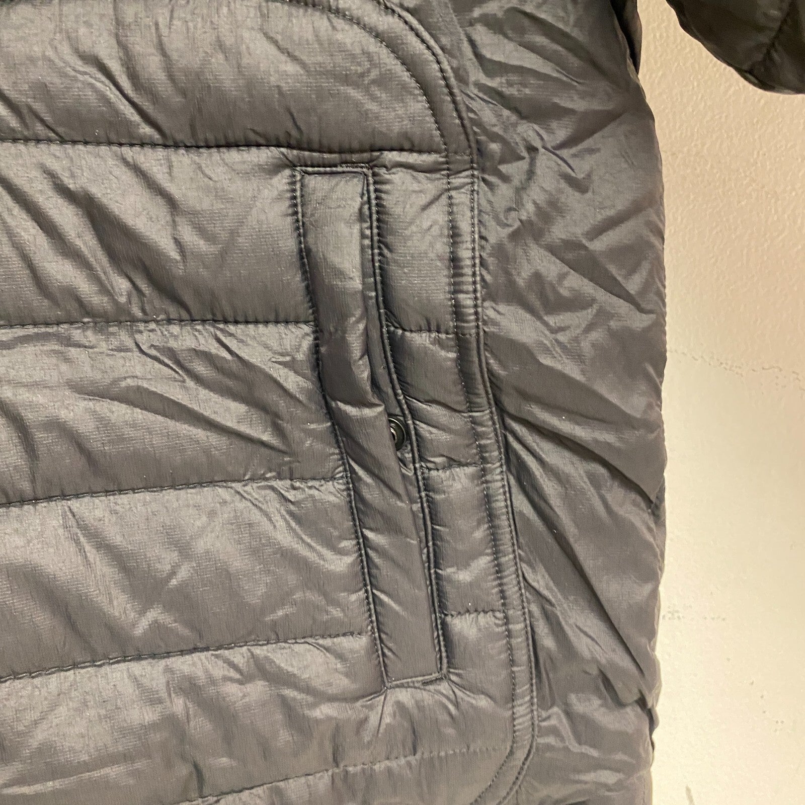 ALPINE DESIGN W AD ECHO HILL INSULATED PUFFER JACKET PURE BLACK ADW23500 NEW!