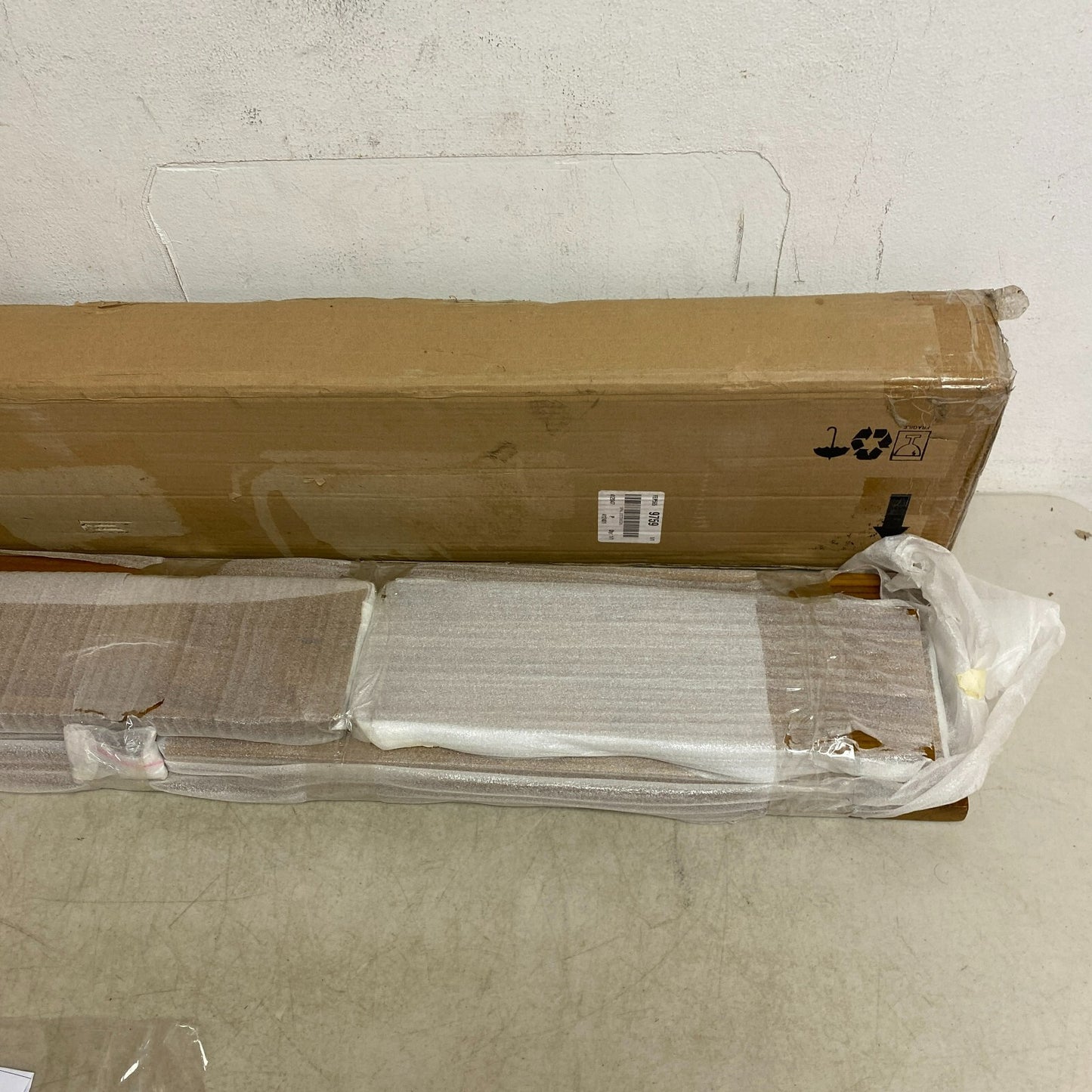 Signature Hardware Wulan Hanging Bathroom Shelf Four Tier Shelves Natural Teak