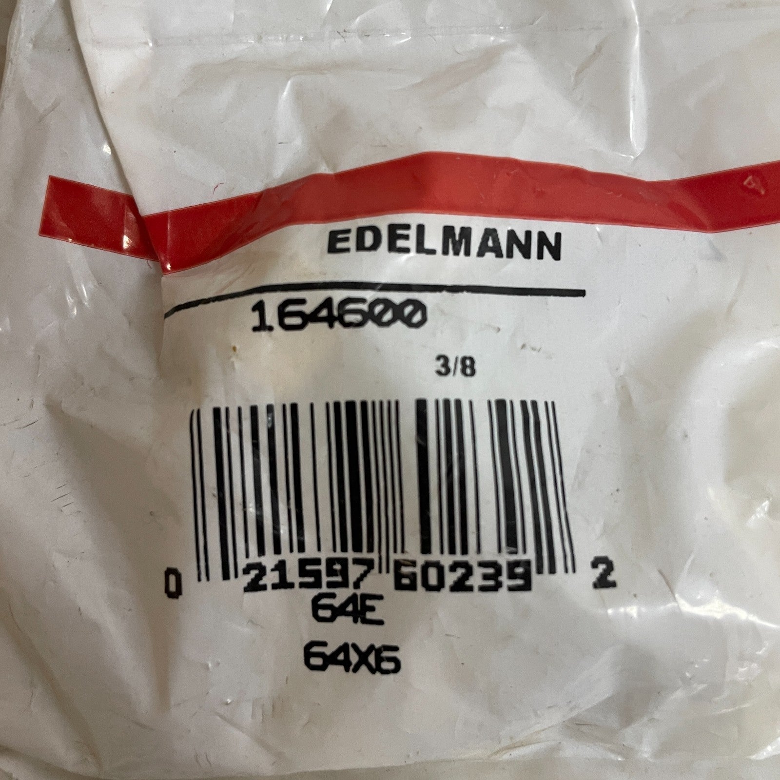 Edelmann 164600 3/8" Brass Compression Tee Fitting 3-Pack Leak Free Union