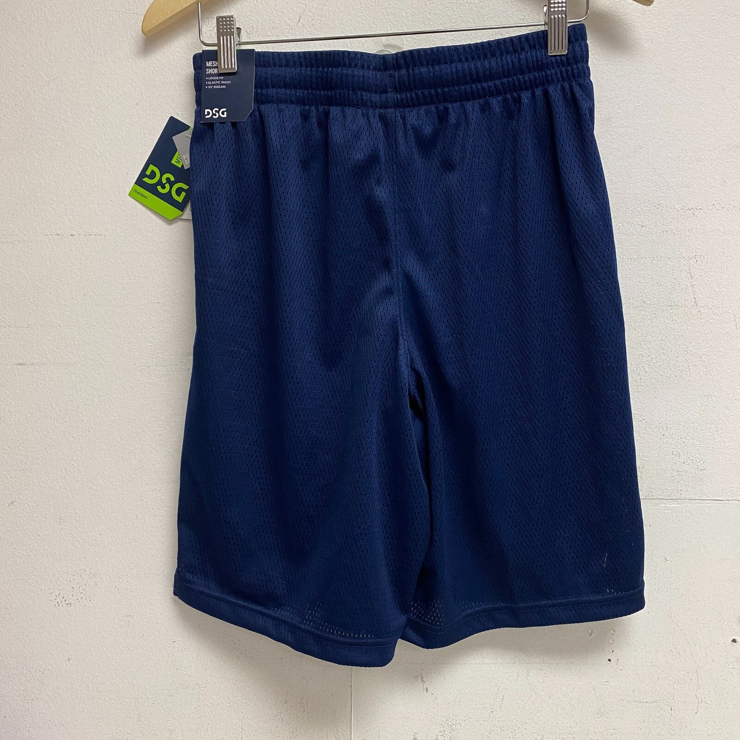 DSG Men's Pocketless Mesh Shorts University Navy DAM20112 Sporty Fitness Trendy