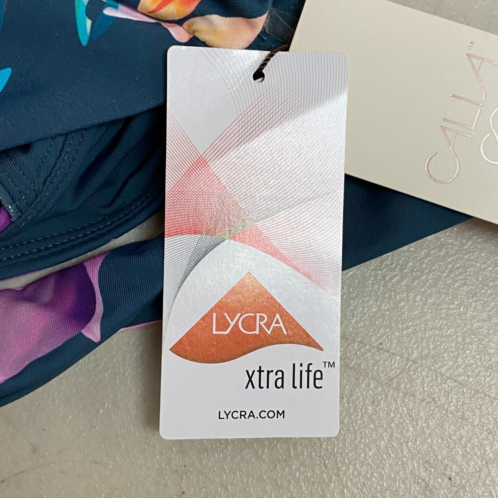 CALIA Women's  Seamed Power Sculpt One Piece Aqua Multi Floral WSA22102PRT