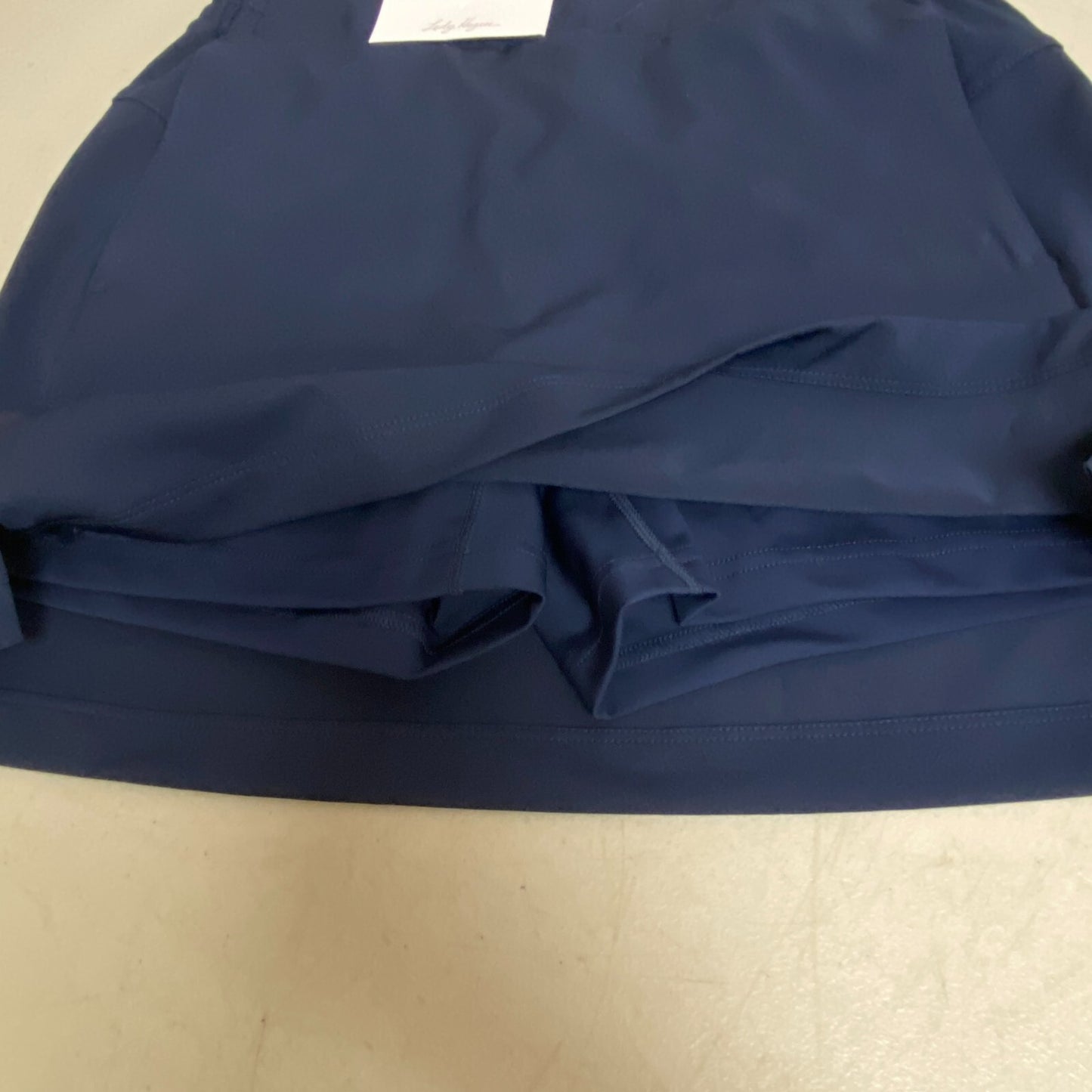 Lady Hagen Women's 17" Perforated Mid Rise Relaxed Skort Dark Navy WGH17432 New