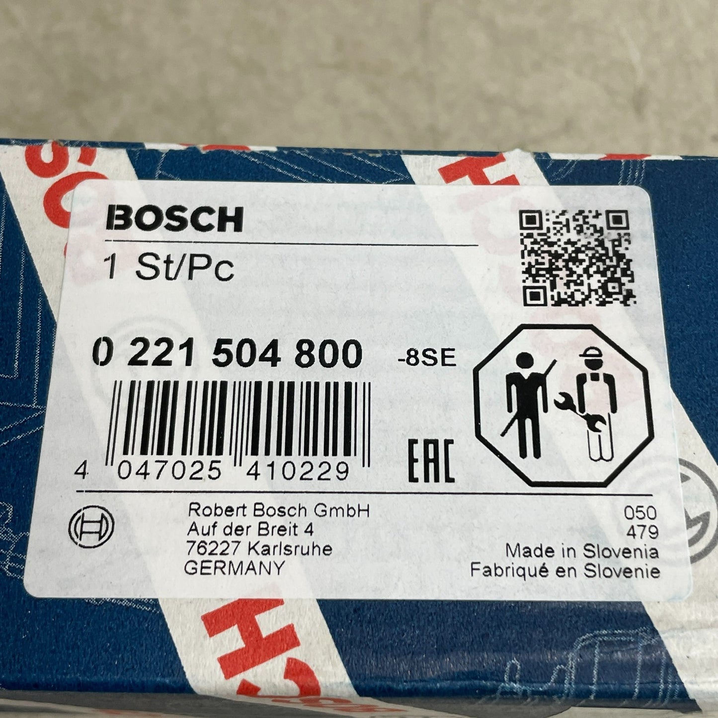 BOSCH 0221504800 Ignition Coil OE Replacement Single for BMW MINI