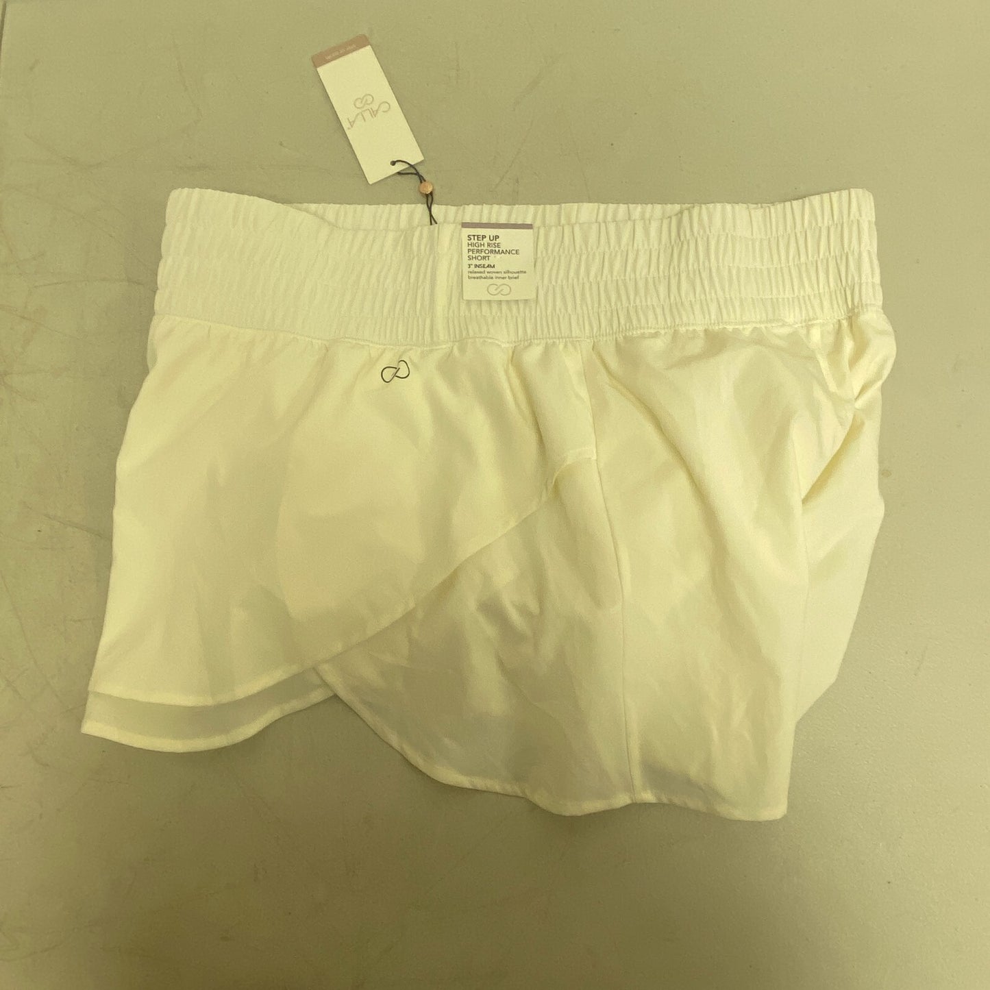 Calia WOMEN HR PETAL HEM SHORT UNBLEACHED WAX12326 BRAND NEW