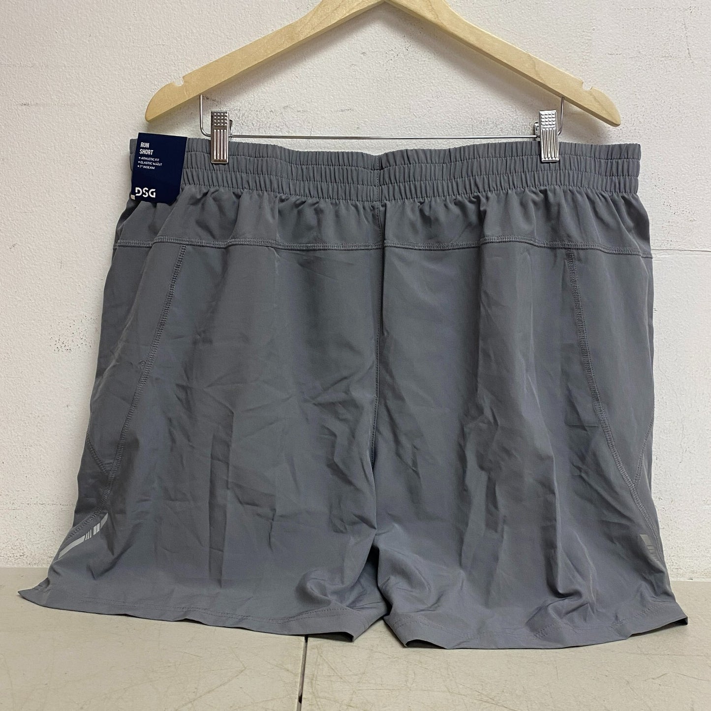 DSG Mens 7" Inseam Run Short Quiet Shade Athletic Trendy Summer DAM10207