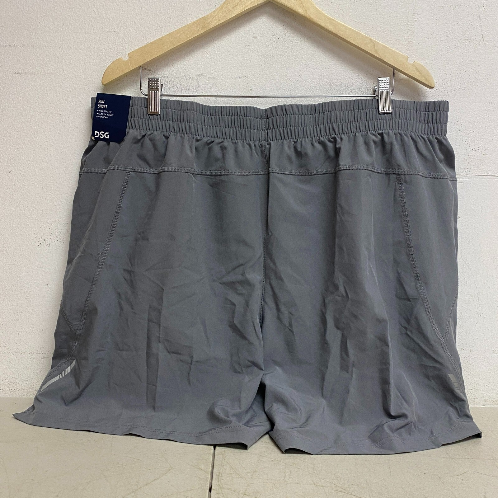 DSG Mens 7" Inseam Run Short Quiet Shade Athletic Trendy Summer DAM10207