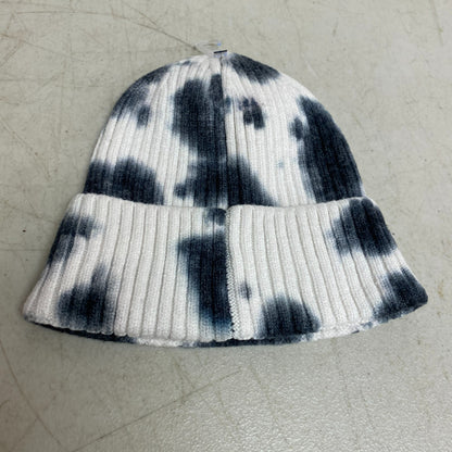 Boys' Tie Dye Beanie Black Stylish Trendy White/Black DSGB2201