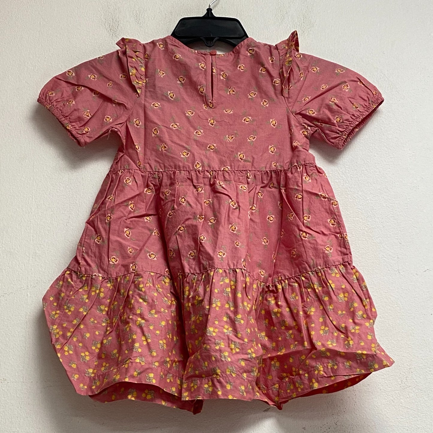 Okie Dokie Toddler Girls Short Balloon Sleeve A-line Dress Sz 4T Color: Bohemian