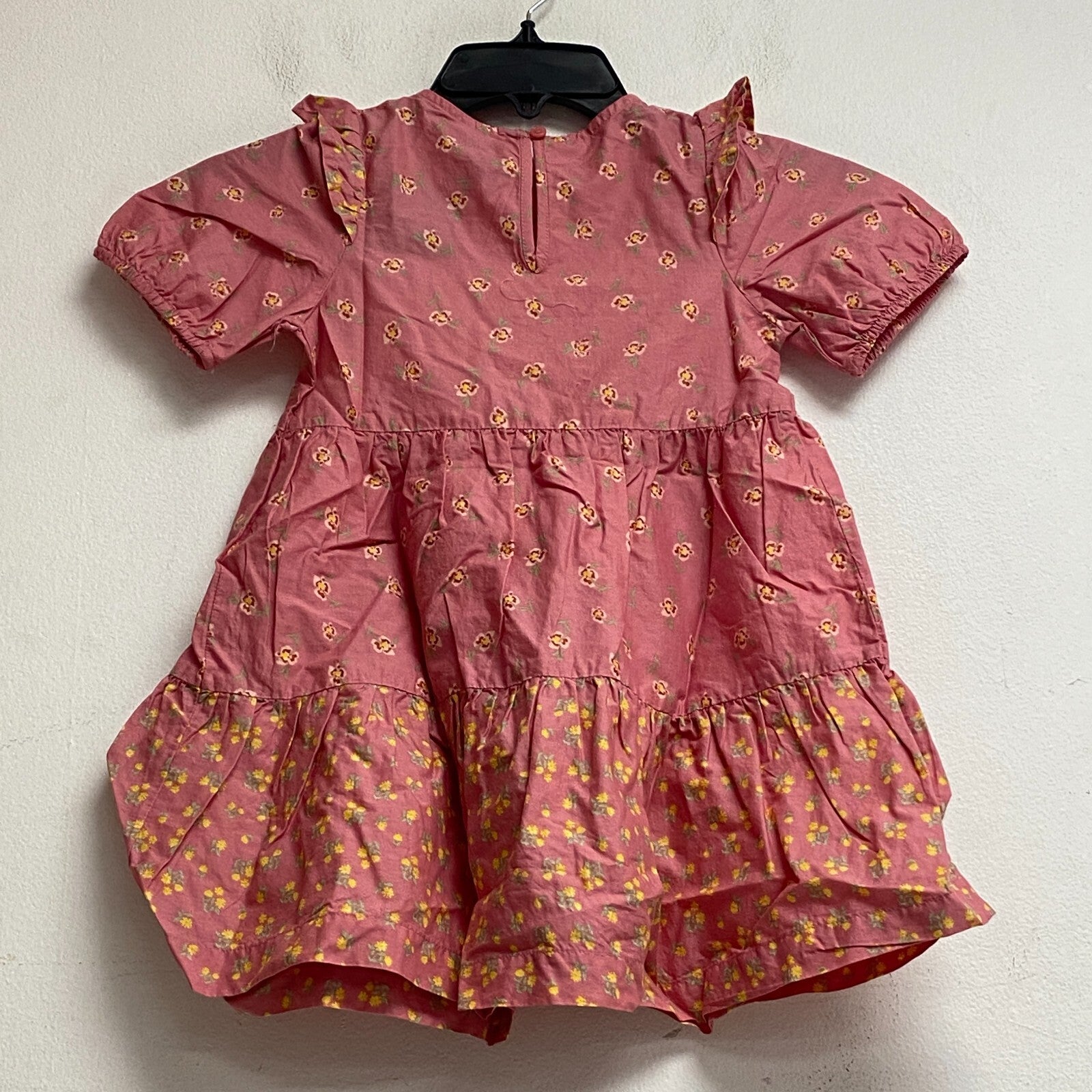 Okie Dokie Toddler Girls Short Balloon Sleeve A-line Dress Sz 4T Color: Bohemian