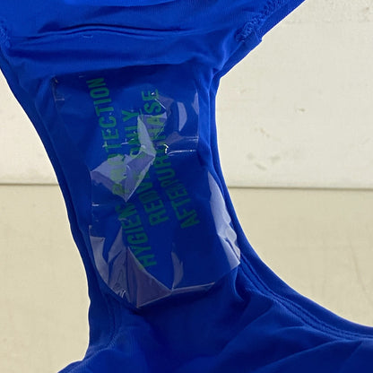 Calia Mid Rise Wide Band Swim Bottoms Bright Blue Solid WSA20406