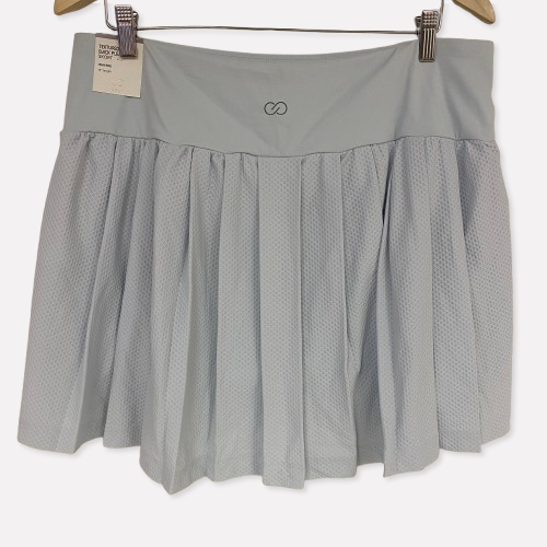 Calia 15â³ Textured Back Pleat Skort High Rise Blue Shell WCG17026 Size XXL