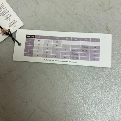 Calia Womens Low Support Crop Brami Apricot Aura Sleeveless Solid WAX17368