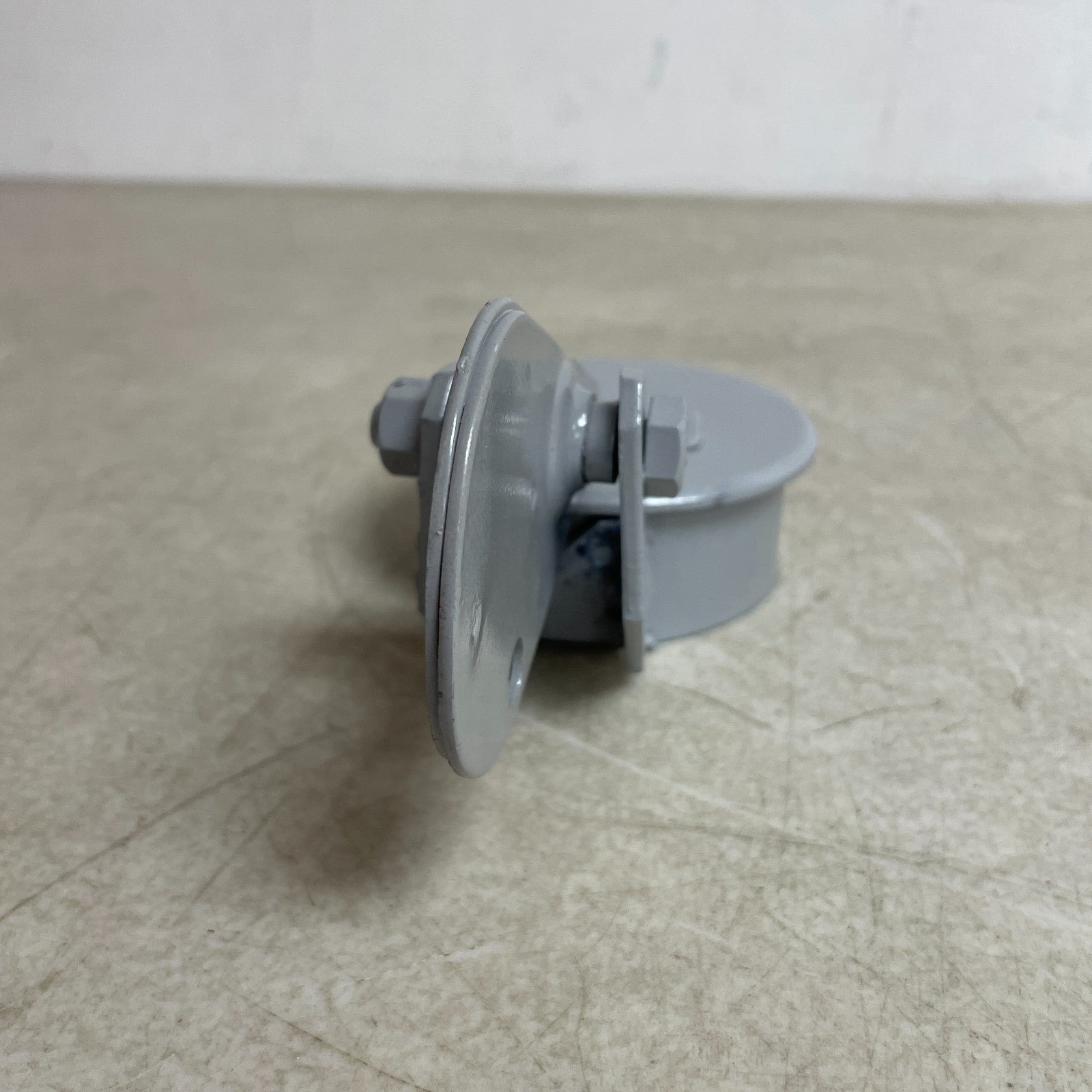 ANTHES 44Z123 Exhaust Rain Cap Steel Gray Powder-Coated Bolt Mount Heavy Duty