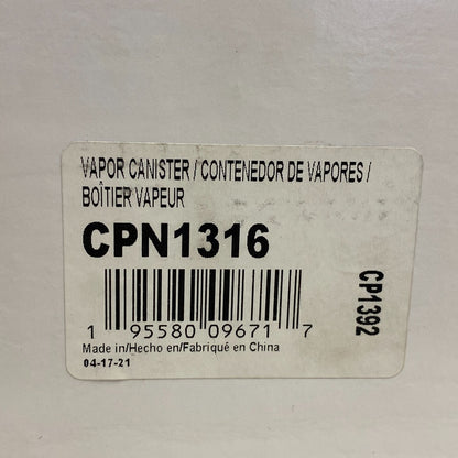 CARQUEST Premium Vapor Canister Charcoal Emission Canister Black CPN1316