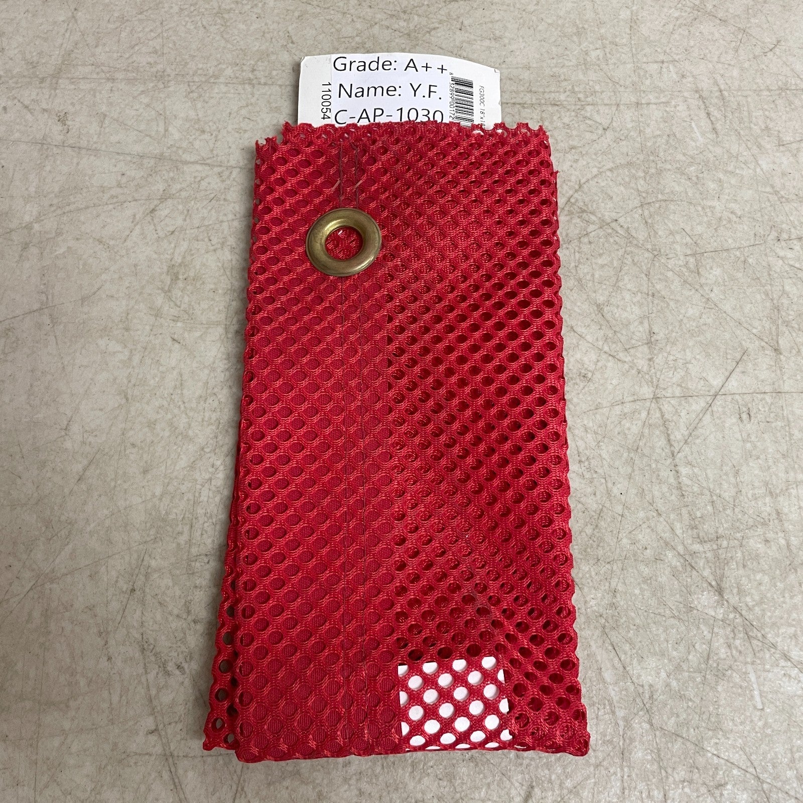 SafeTruck Red Jersey Safety Flag 18" x 18" FG300C with Heavy-Duty Grommets