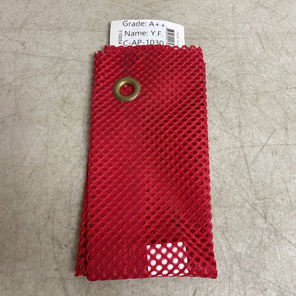 SafeTruck Red Jersey Safety Flag 18" x 18" FG300C with Heavy-Duty Grommets