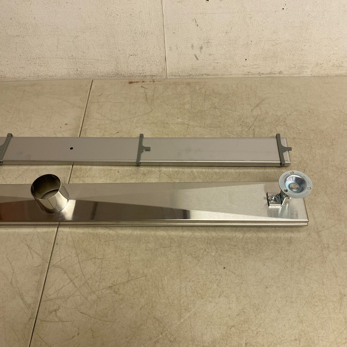 Signature Hardware 36" Cohen Linear Tile-In Shower Drain - Brushed Stainless S..