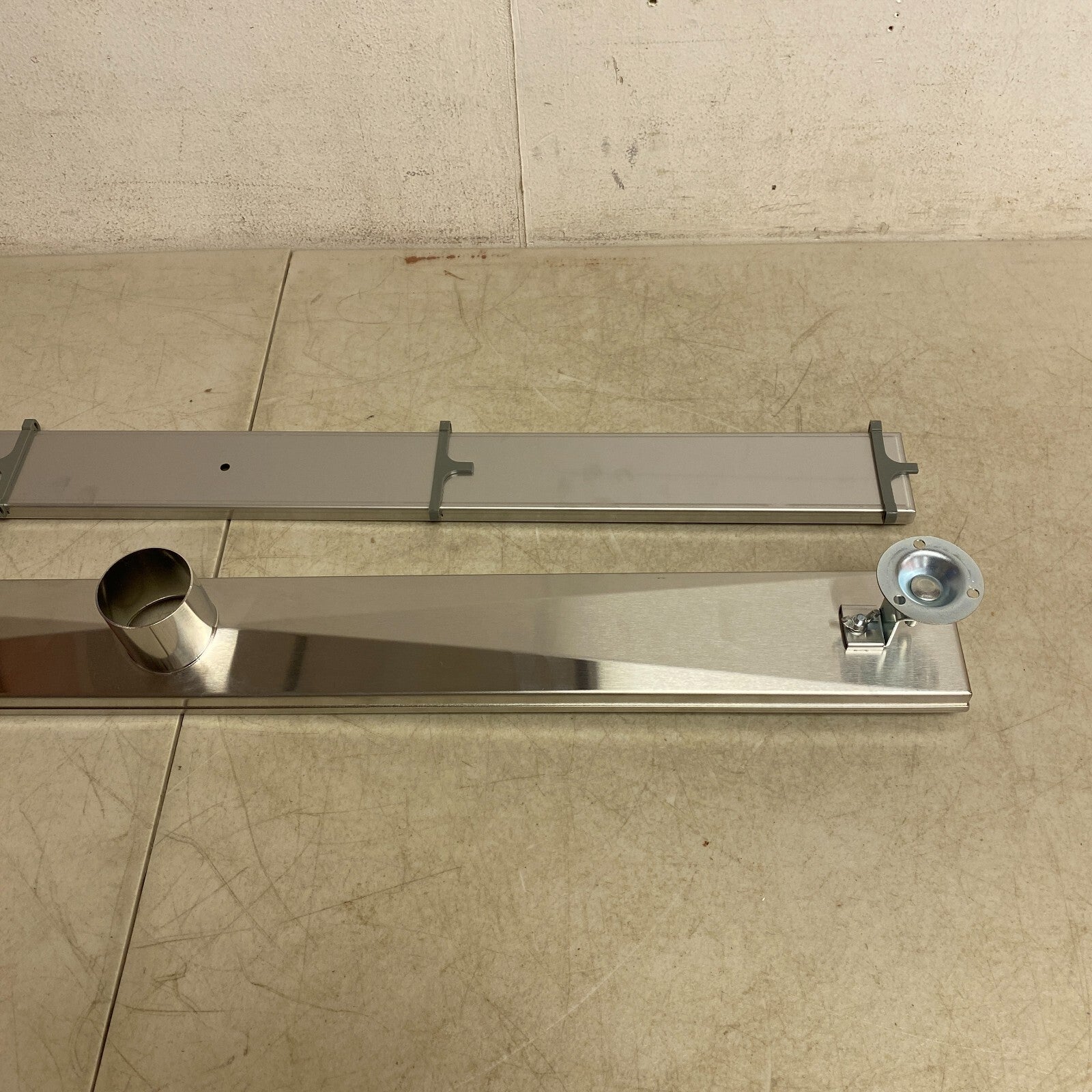 Signature Hardware 36" Cohen Linear Tile-In Shower Drain - Brushed Stainless S..