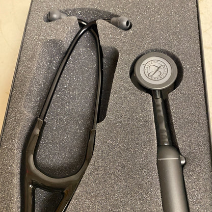 3M Littmann Quality Core Digital Stethoscope System, Black Matte-Finish 8490