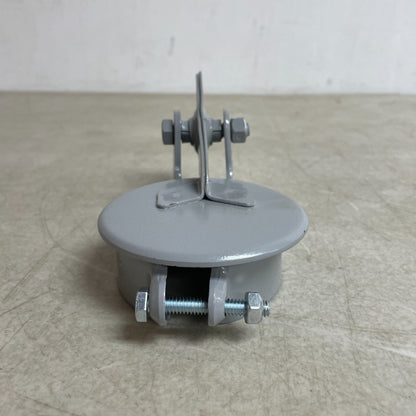 ANTHES 44Z123 Exhaust Rain Cap Steel Gray Powder-Coated Bolt Mount Heavy Duty