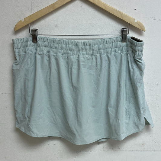 Calia Mid Rise Infinity Run Skort Calming Green Relaxed Fit WAX12360