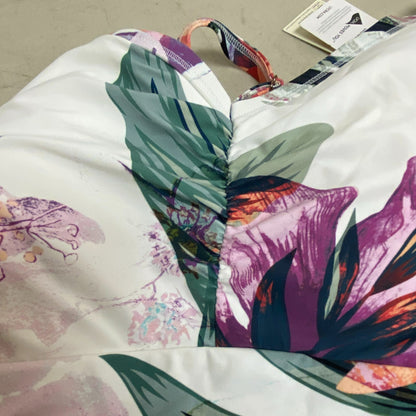 Calia Womens Cross Back Bikini Top Botanical Garden Floral Multi WSA20210PRTXWP