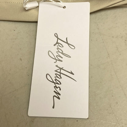 Lady Hage Womens 16" Pleat Skort Light Khaki Solid Stylish Trendy WGH37004