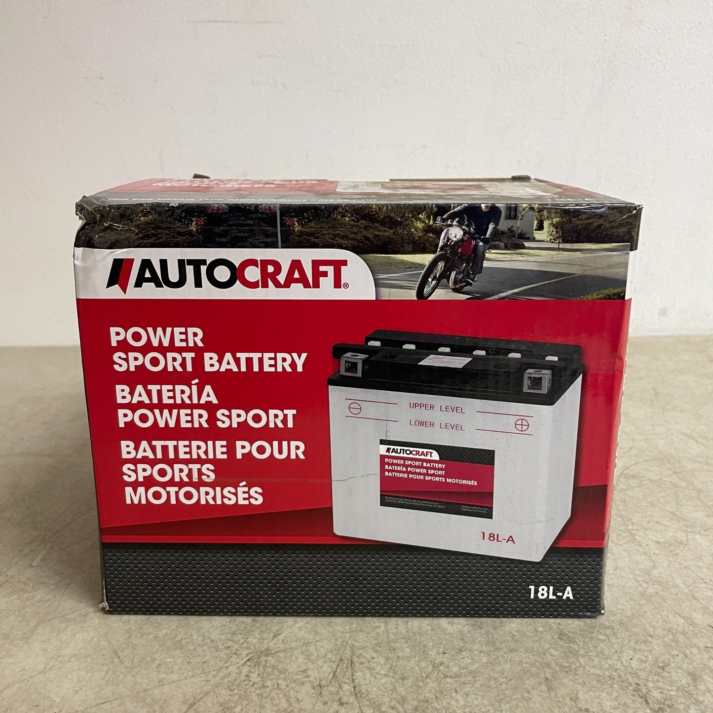 Autocraft Gold 18L-A 12V Powersports Battery 260A CCA Dry-Charged ATV Motorcycle
