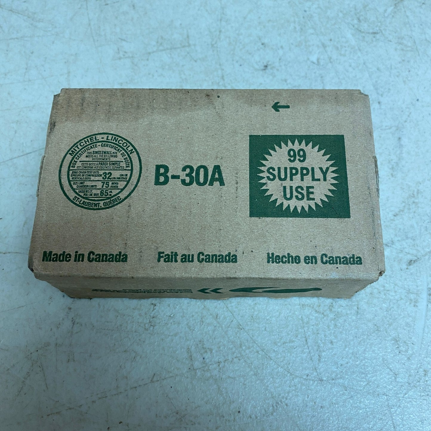 Ascot MC-Series 1.00 Oz. Zinc Wheel Weight (25/Box) 488-28100