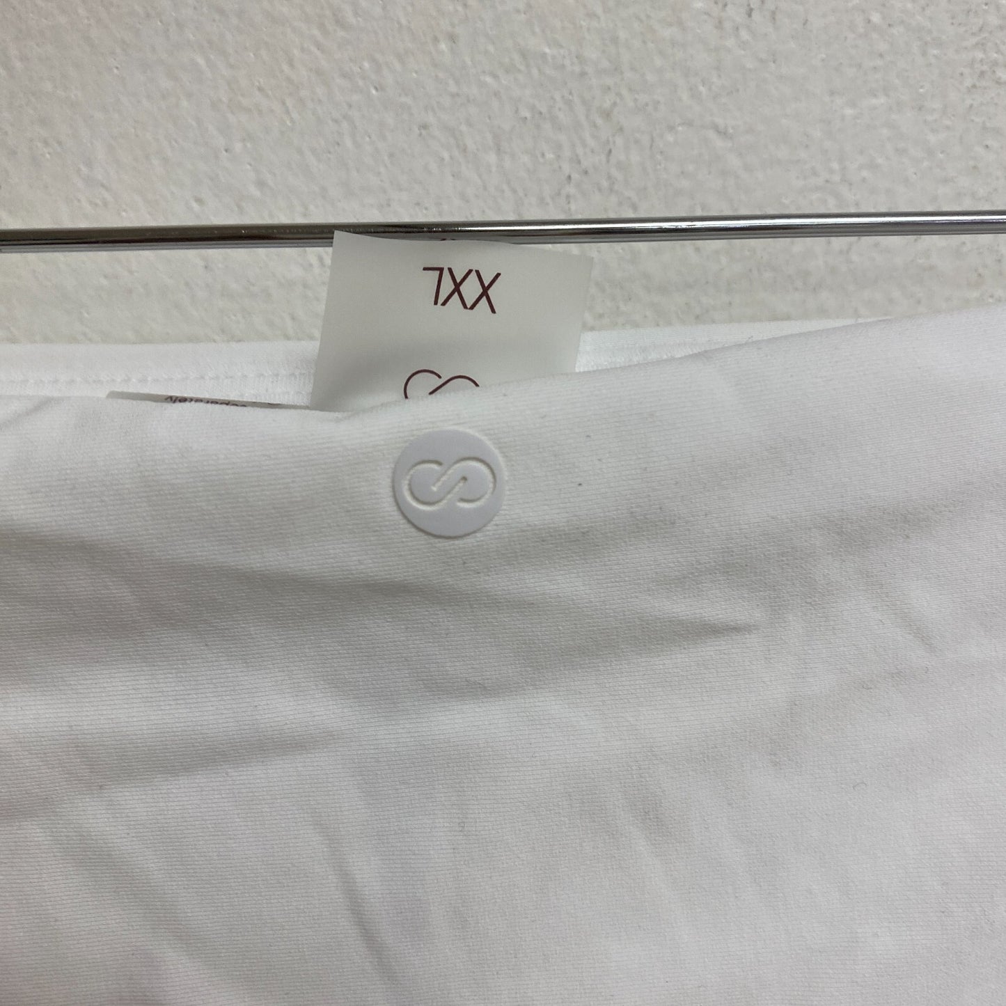 Calia Women's Swim Ruched Side Adjustable Bottom Pure White Hand Wash WSA23402