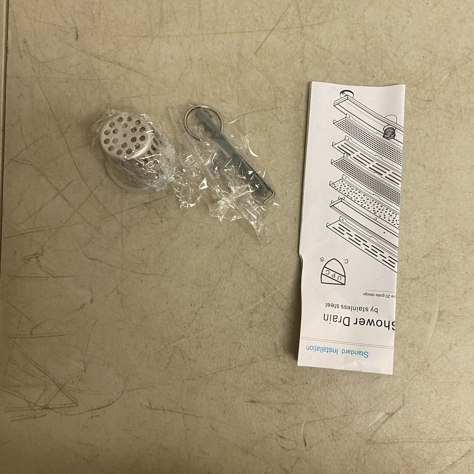 Signature Hardware 18" Cohen Linear Tile-In Shower Drain - Brushed Stainless S,,