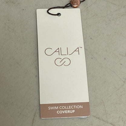 Calia Women's Swim High Rise Cover Up Cotton Short Iced Amethyst White WSA22902