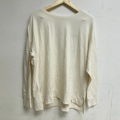 Alpine Design Women's Panorama Crew Sweatshirt Bright White Solid ADW29611S