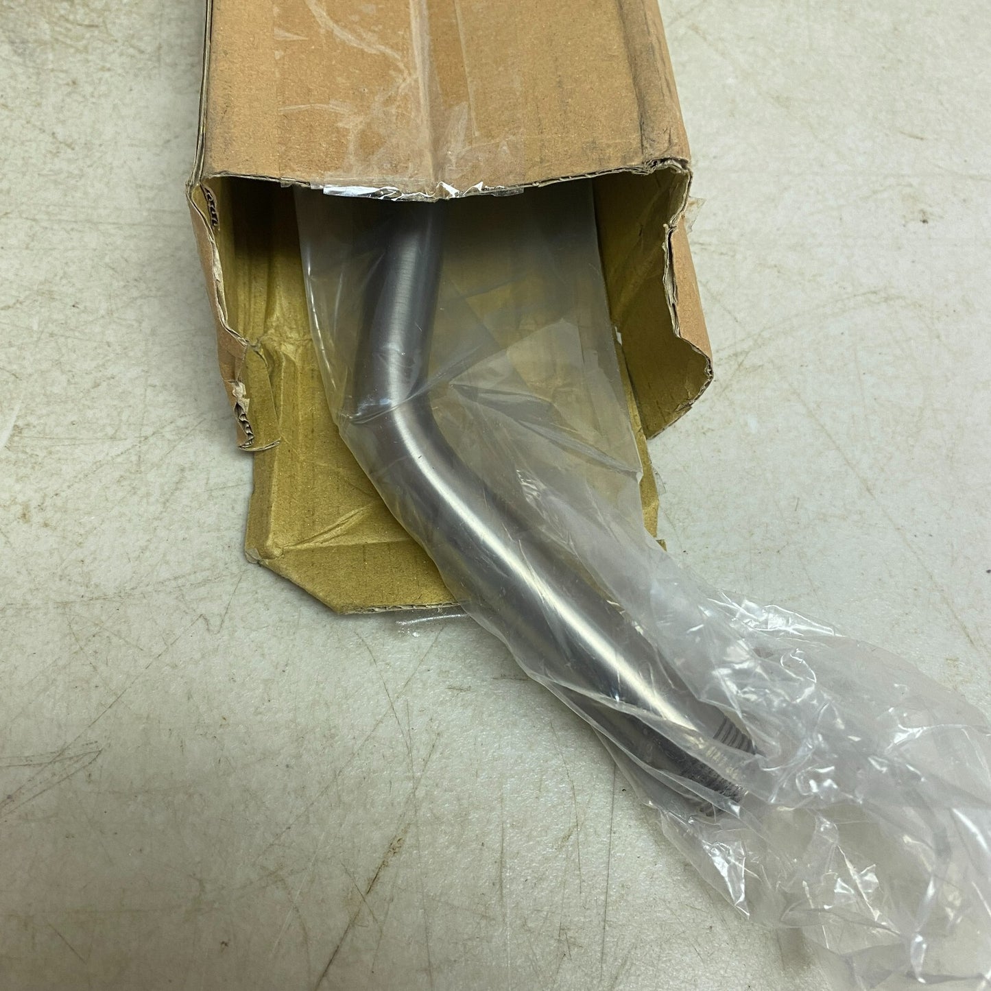 Signature Hardware 17-1/2" S-TYPE OFFSET SHOWER ARM-BRUSHED NICKEL