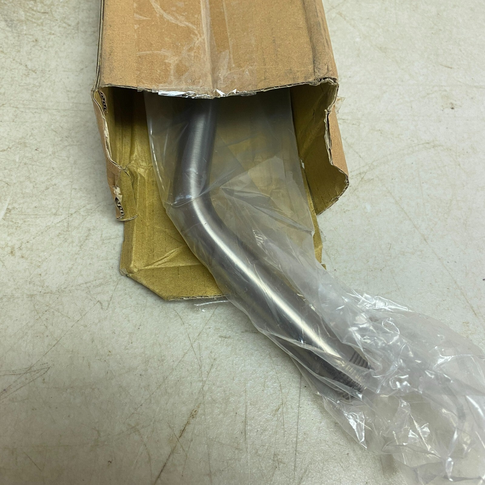 Signature Hardware 17-1/2" S-TYPE OFFSET SHOWER ARM-BRUSHED NICKEL