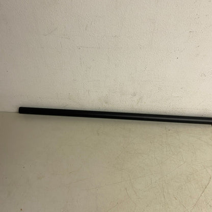 Signature Hardware 60" Straight Solid Brass Shower Rod - Matte Black