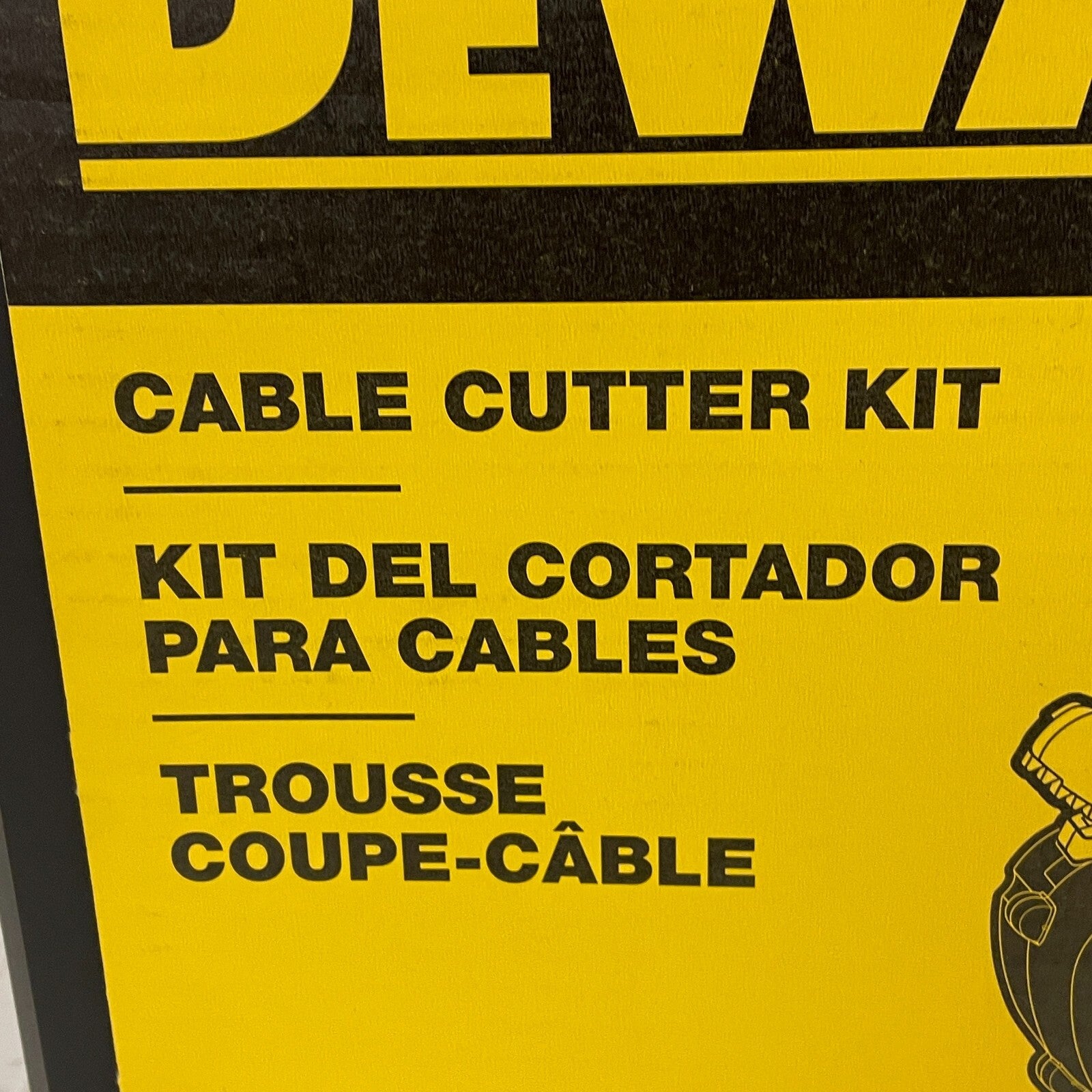 DeWALT DCE150D1 20V MAX Heavy Duty Cordless LED Cable Cutting Tool Kit