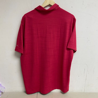 Walter Hagen Men's P11 Striation Pique Polo Vivid  Raspberry Color MGA11475