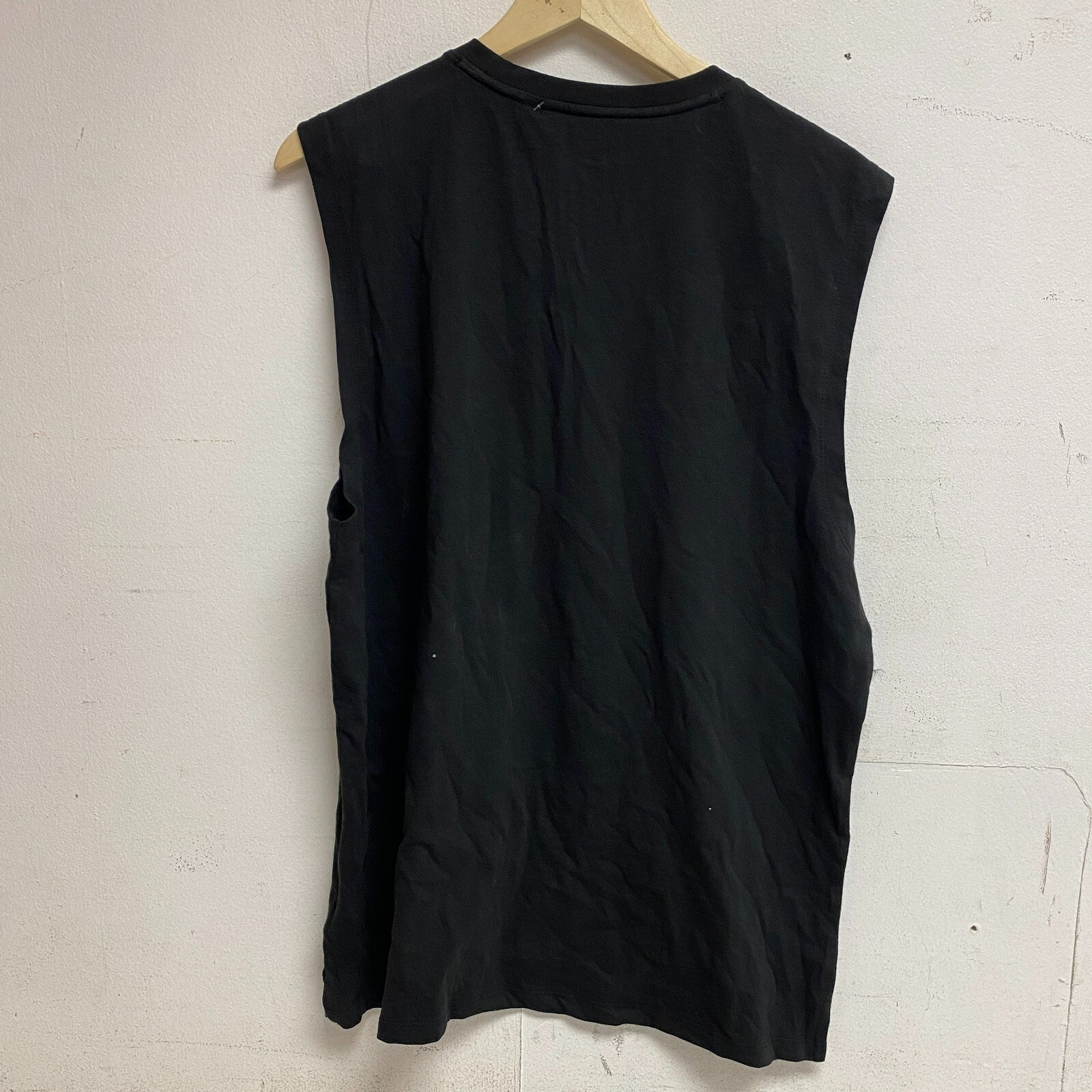 DSG Mens Pride Muscle Tank Sleeveless Black Graphic Print Crew Neck DAM13119