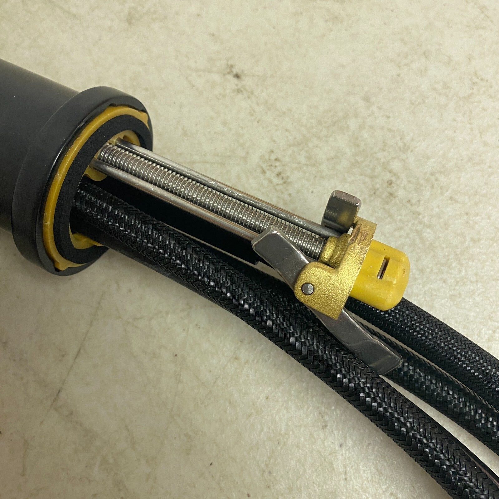 allen+roth Harlow Matte Black Single Handle Deck-mount Handle Commercial 5505651