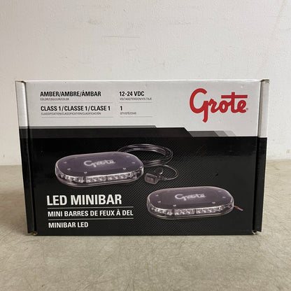 Grote 77803 Compact LED Mini Light Bar 6.77" x 9.75" x 1.44" Magnetic Mount