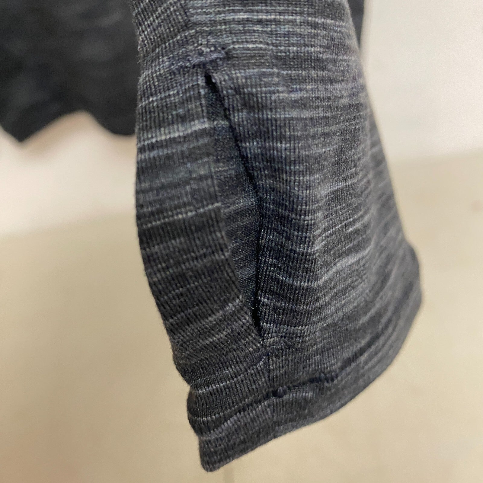 Alpine Design Women's W AD Field Knit Long Sleeve Mock Neck Black Space Dye New!