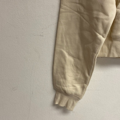 Arizona Jean Co. Women's Cropped Zip Up Hoodie Size Small Color: White Cap