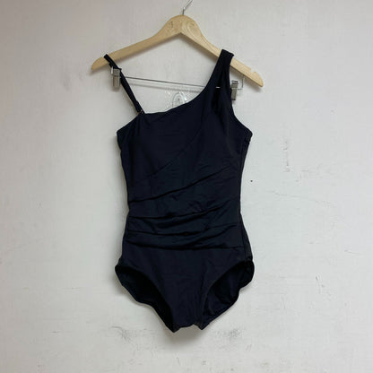 CALIA LONG PIKINI One Piece Swimsuit Pure Black Solid WSA23107