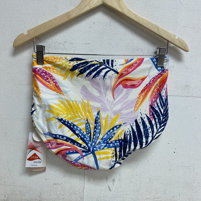 Calia Power Sculpt Mid Rise Bottom Watercolor Floral Palms Multi WSA22409PRT