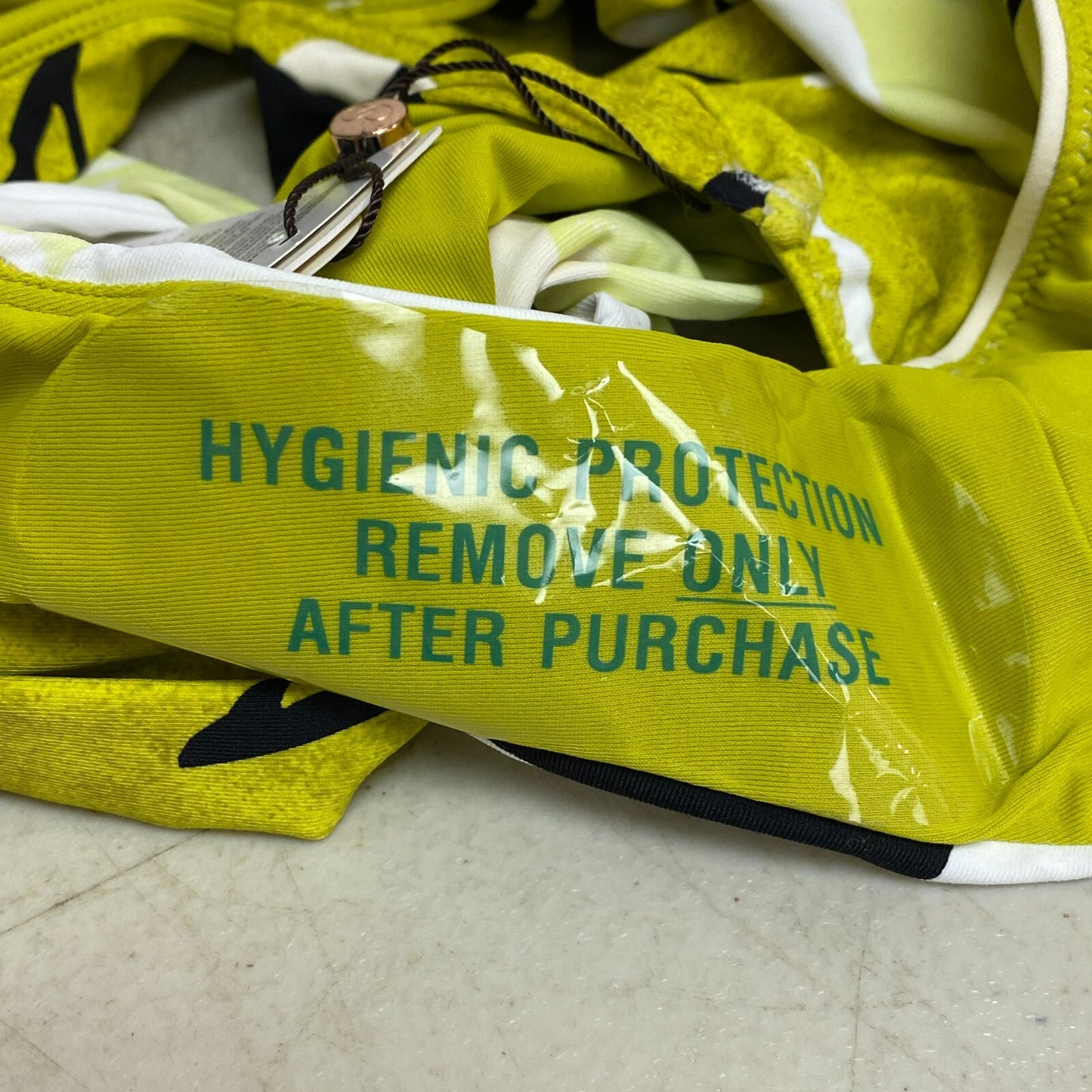 Calia Womens Swim High Rise Bikini Side Tie Bottom Green Multi WSA22402PRT