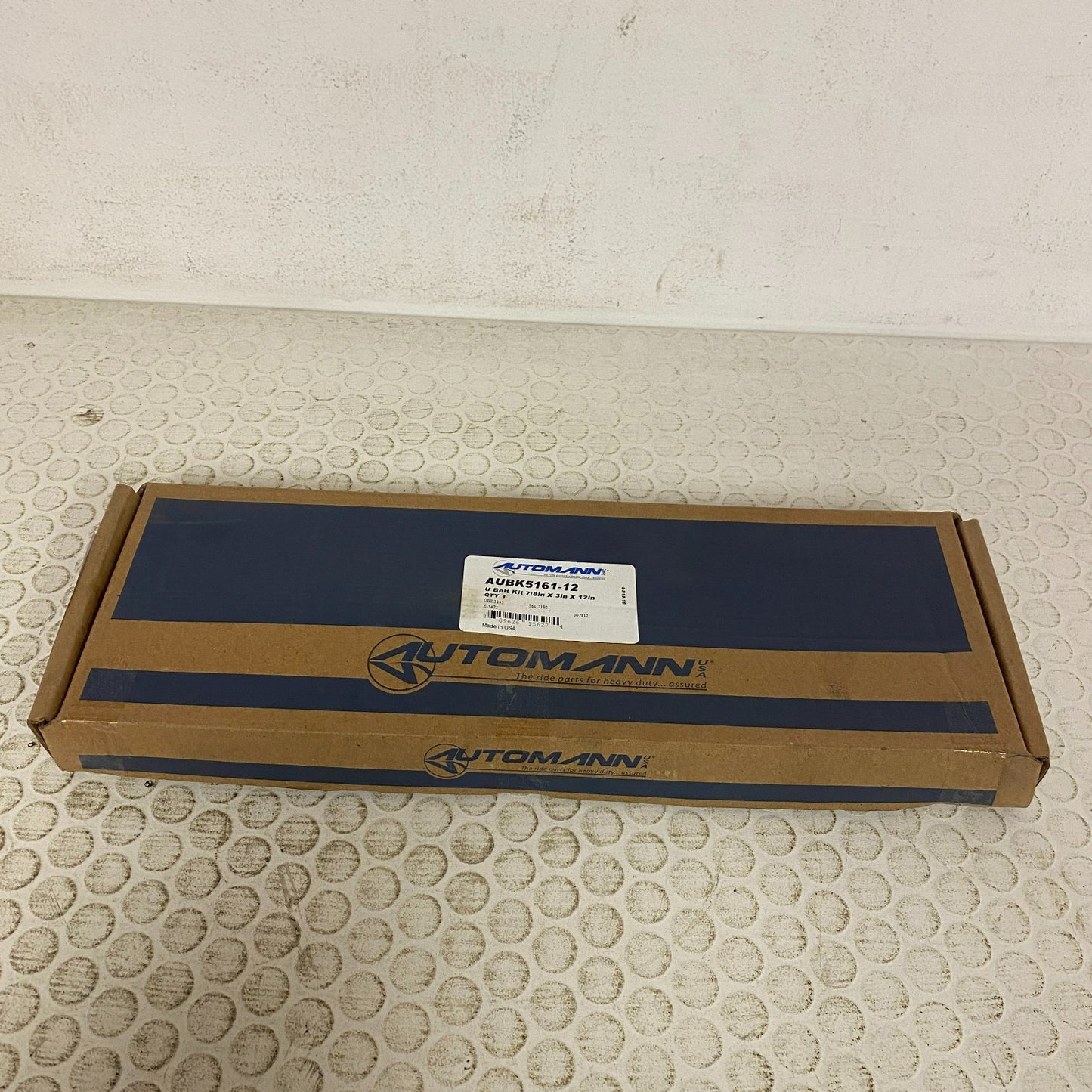 Automann U-Bolt Kit Round 7/8" x 3" x 12" AUBK5161-12